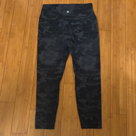 lululemon athletica Camo Leggings - Black and Gray - Picture 2 of 5